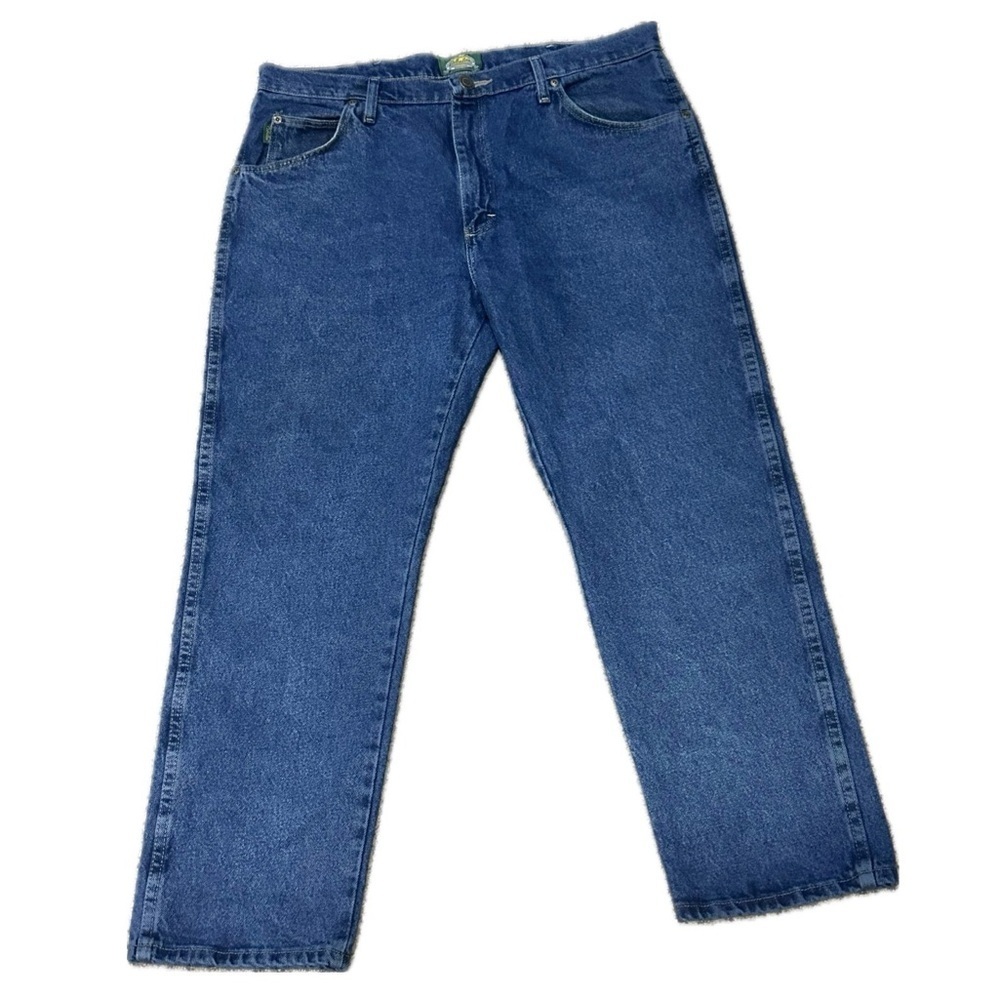 CABELA'S Men's Straight Blue Jeans | Classic HEAVY Outdoor |  90s Y2K | 38x29